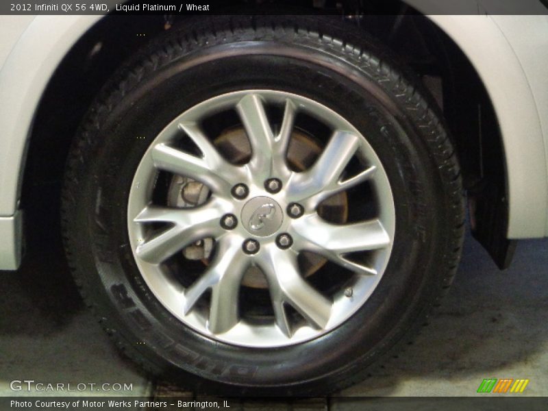 Liquid Platinum / Wheat 2012 Infiniti QX 56 4WD