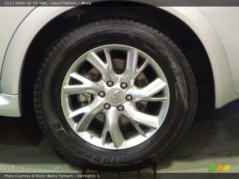 Liquid Platinum / Wheat 2012 Infiniti QX 56 4WD