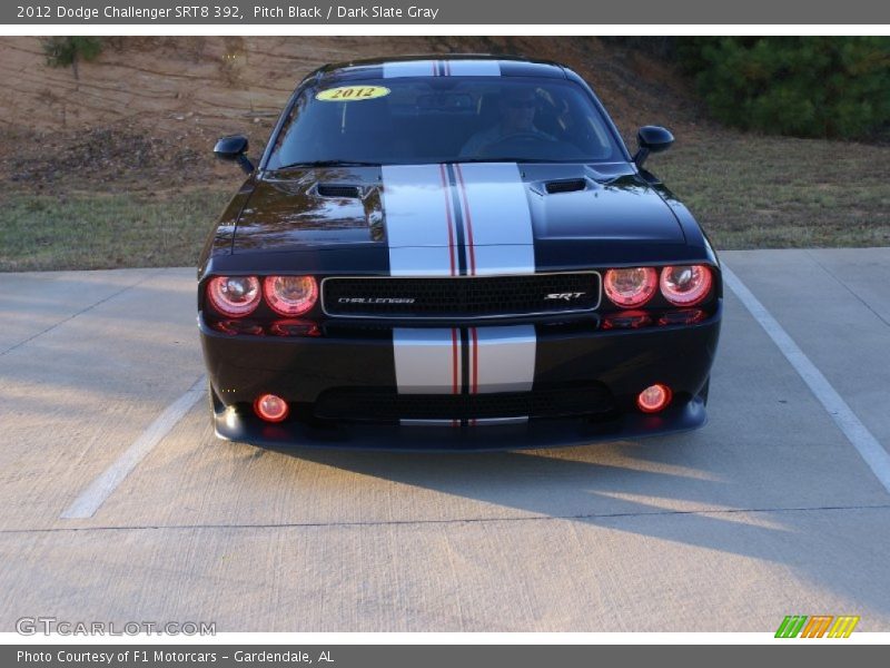 Pitch Black / Dark Slate Gray 2012 Dodge Challenger SRT8 392
