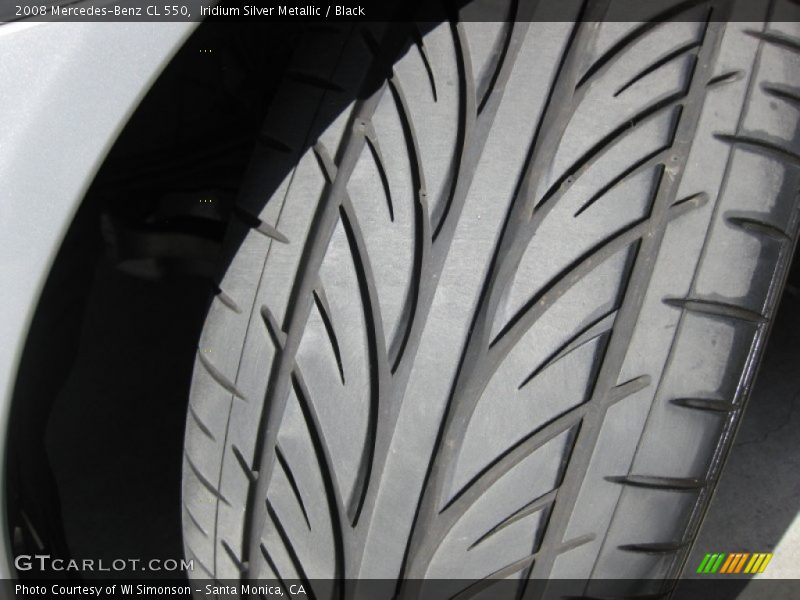Iridium Silver Metallic / Black 2008 Mercedes-Benz CL 550