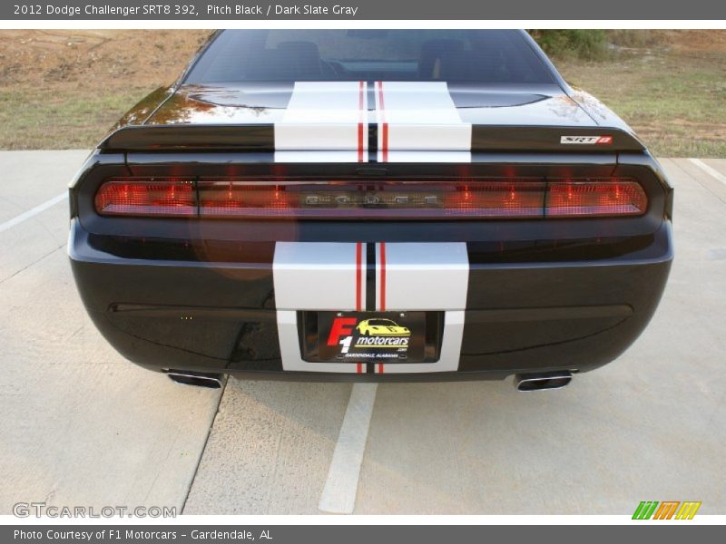 Pitch Black / Dark Slate Gray 2012 Dodge Challenger SRT8 392