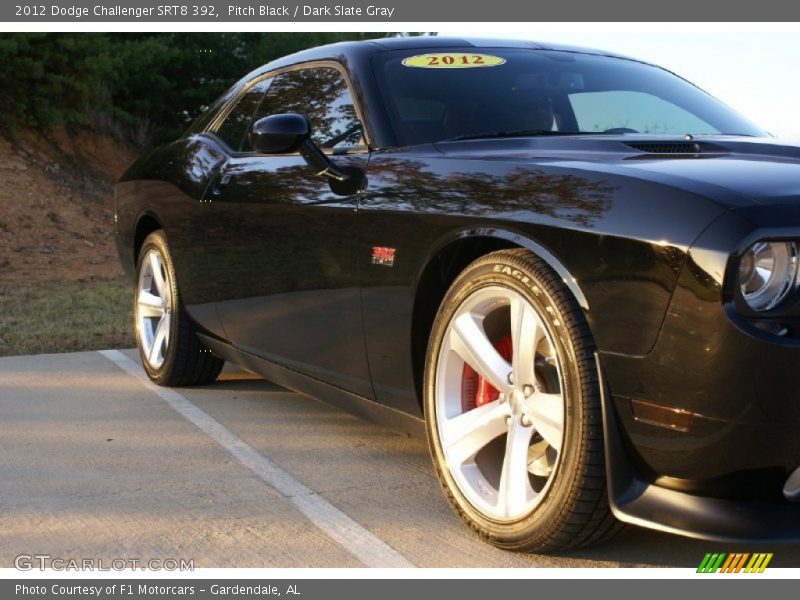 Pitch Black / Dark Slate Gray 2012 Dodge Challenger SRT8 392