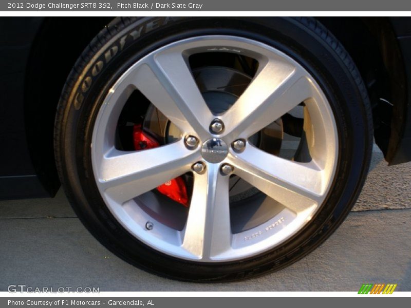 Pitch Black / Dark Slate Gray 2012 Dodge Challenger SRT8 392