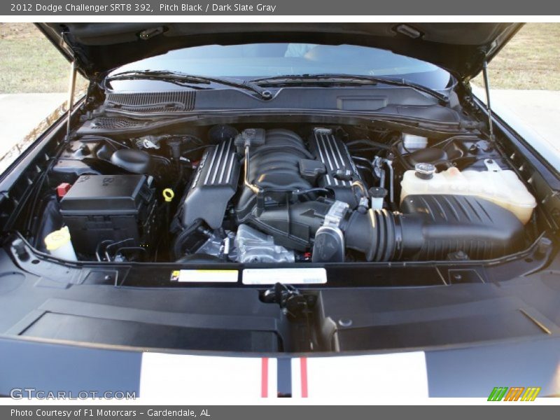 Pitch Black / Dark Slate Gray 2012 Dodge Challenger SRT8 392