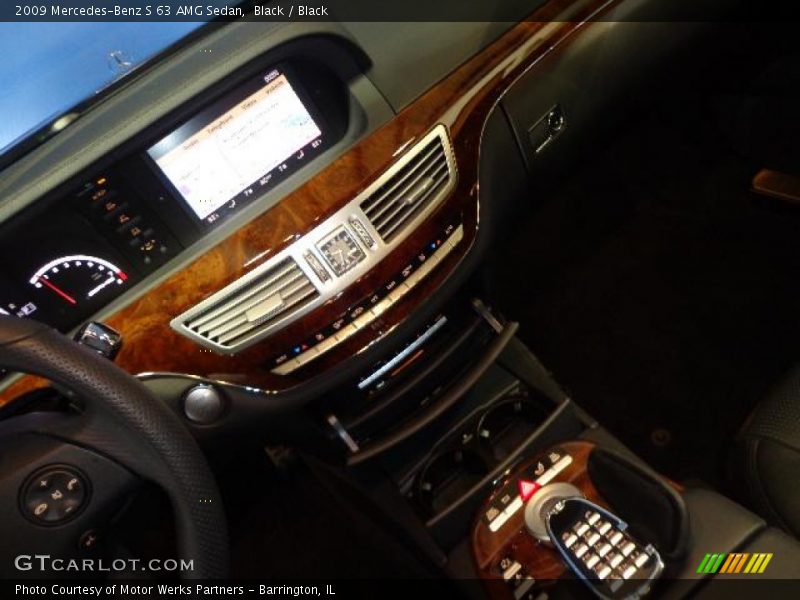 Black / Black 2009 Mercedes-Benz S 63 AMG Sedan