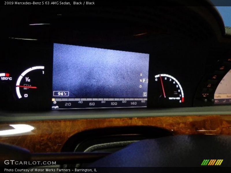 Black / Black 2009 Mercedes-Benz S 63 AMG Sedan