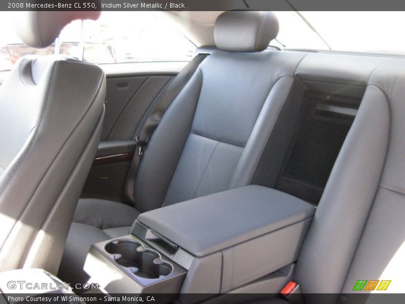 Iridium Silver Metallic / Black 2008 Mercedes-Benz CL 550