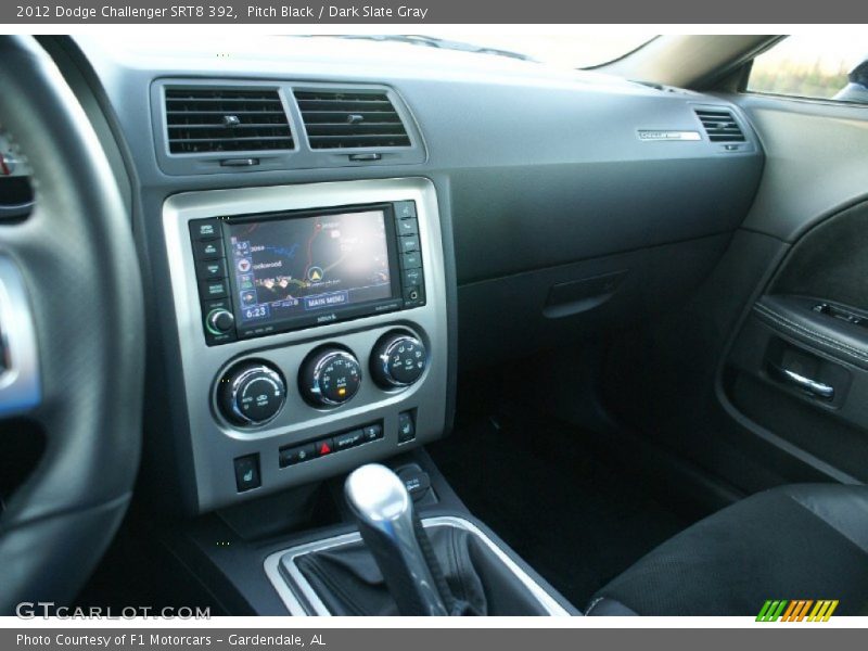 Pitch Black / Dark Slate Gray 2012 Dodge Challenger SRT8 392