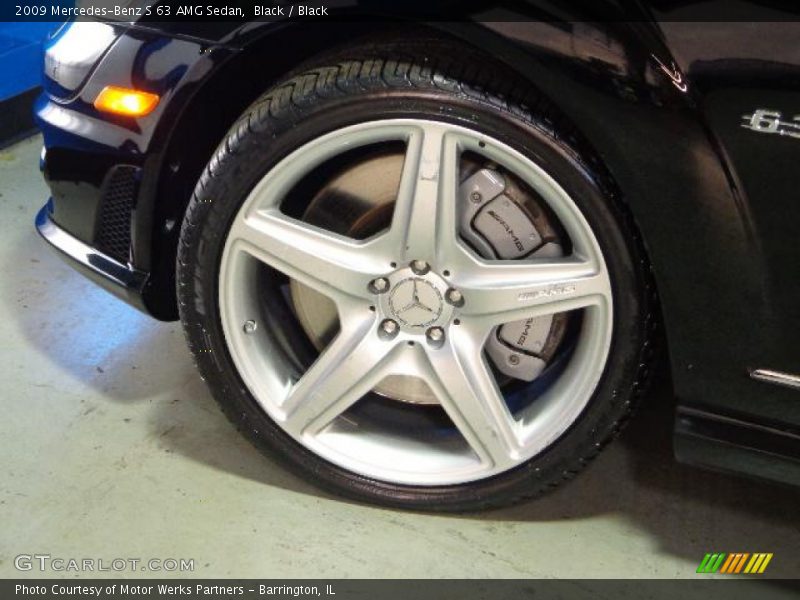 Black / Black 2009 Mercedes-Benz S 63 AMG Sedan