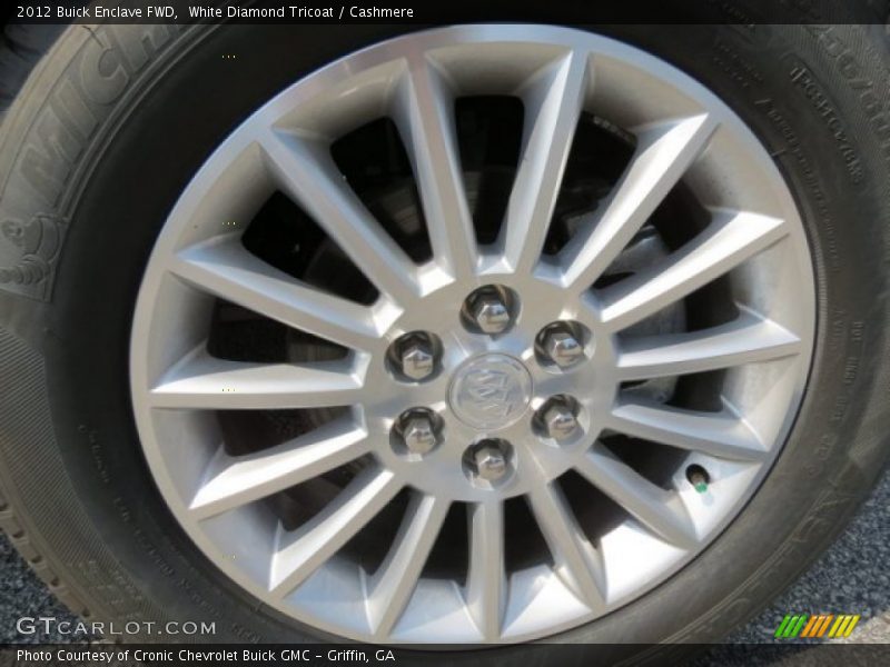 White Diamond Tricoat / Cashmere 2012 Buick Enclave FWD