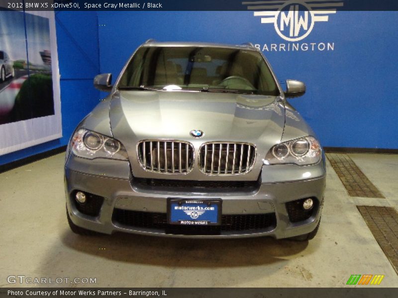 Space Gray Metallic / Black 2012 BMW X5 xDrive50i