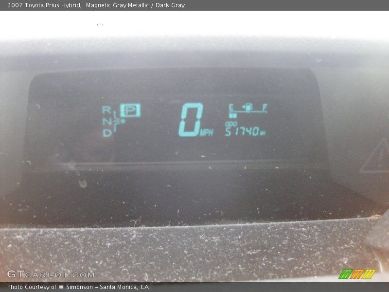 Magnetic Gray Metallic / Dark Gray 2007 Toyota Prius Hybrid