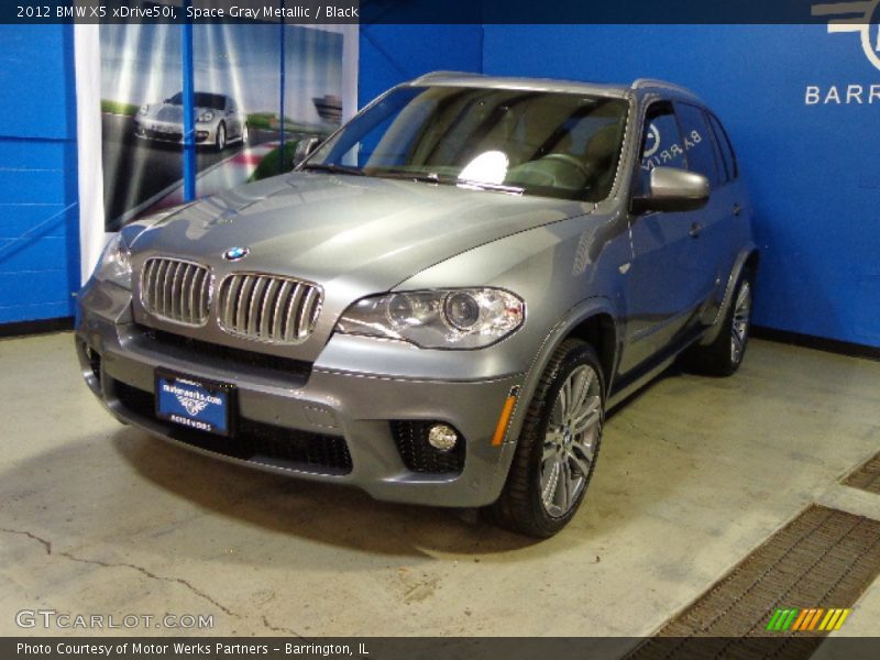 Space Gray Metallic / Black 2012 BMW X5 xDrive50i