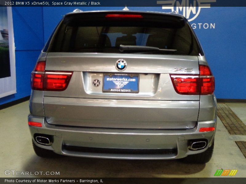 Space Gray Metallic / Black 2012 BMW X5 xDrive50i
