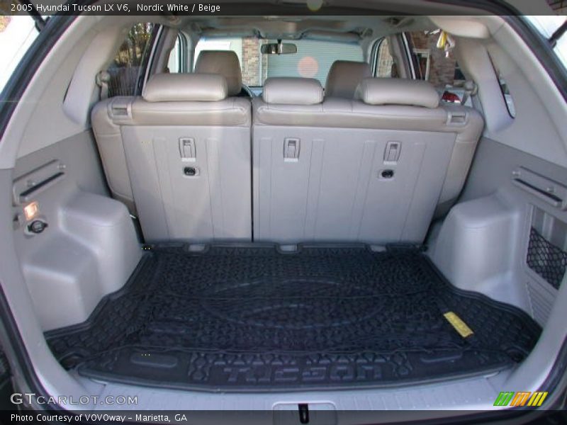 Nordic White / Beige 2005 Hyundai Tucson LX V6