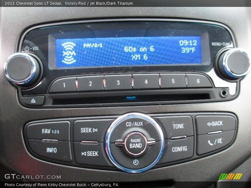 Victory Red / Jet Black/Dark Titanium 2013 Chevrolet Sonic LT Sedan