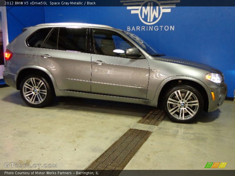 Space Gray Metallic / Black 2012 BMW X5 xDrive50i