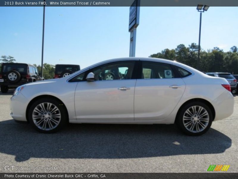 White Diamond Tricoat / Cashmere 2013 Buick Verano FWD