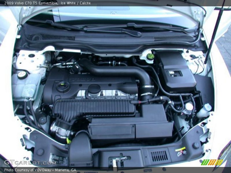 Ice White / Calcite 2009 Volvo C70 T5 Convertible
