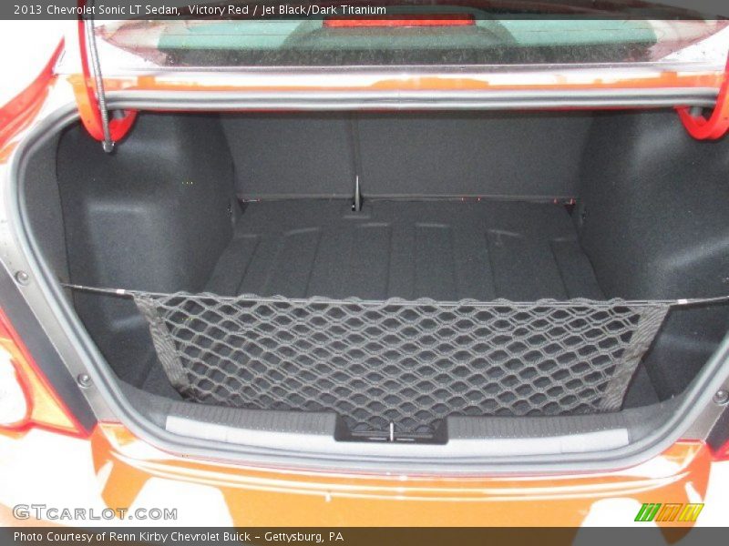 Victory Red / Jet Black/Dark Titanium 2013 Chevrolet Sonic LT Sedan