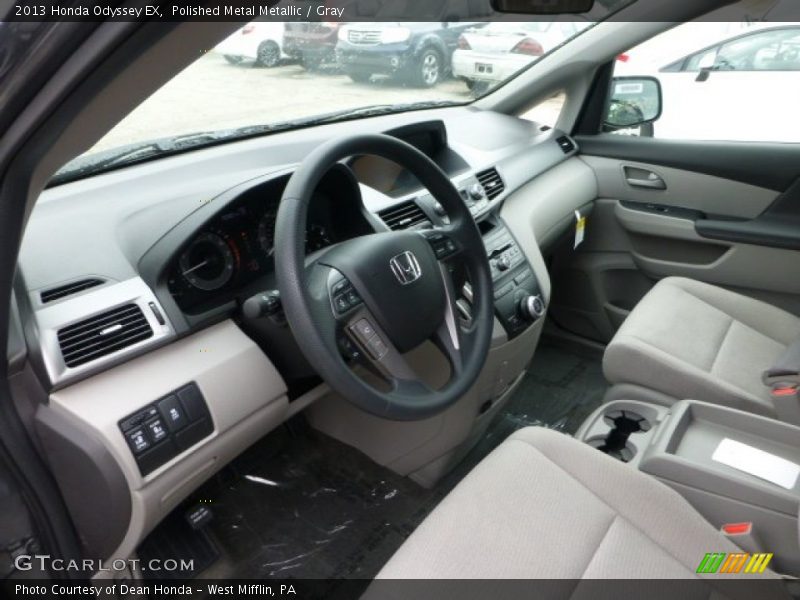  2013 Odyssey EX Gray Interior