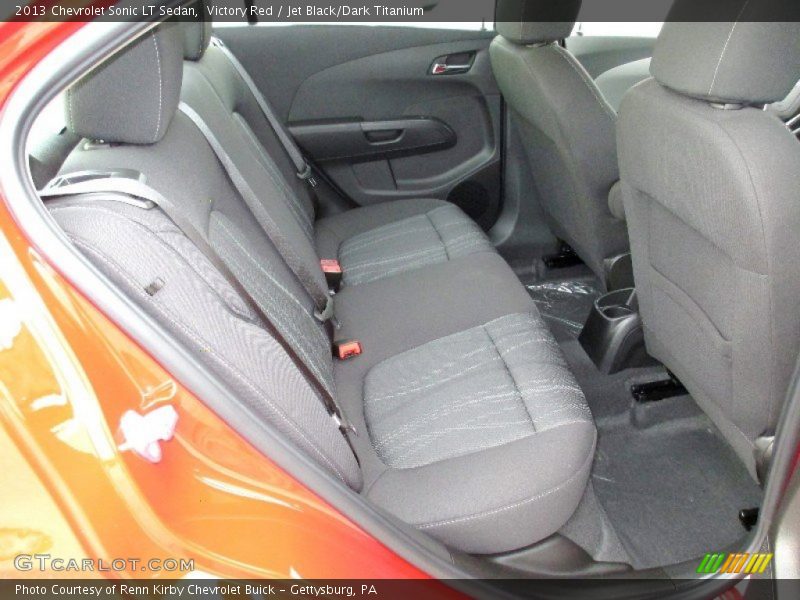 Victory Red / Jet Black/Dark Titanium 2013 Chevrolet Sonic LT Sedan