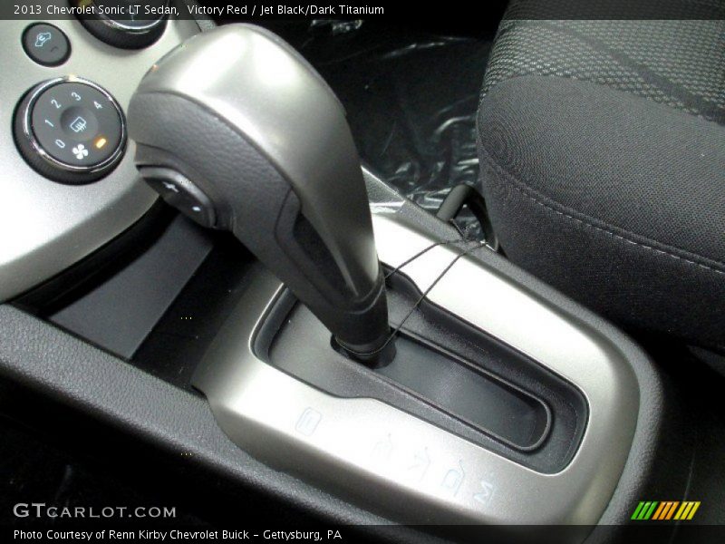 Victory Red / Jet Black/Dark Titanium 2013 Chevrolet Sonic LT Sedan