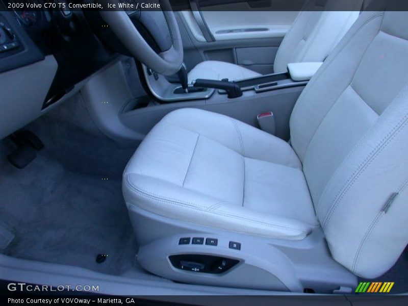 Ice White / Calcite 2009 Volvo C70 T5 Convertible