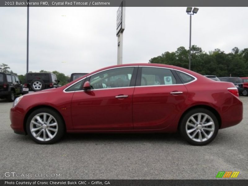Crystal Red Tintcoat / Cashmere 2013 Buick Verano FWD