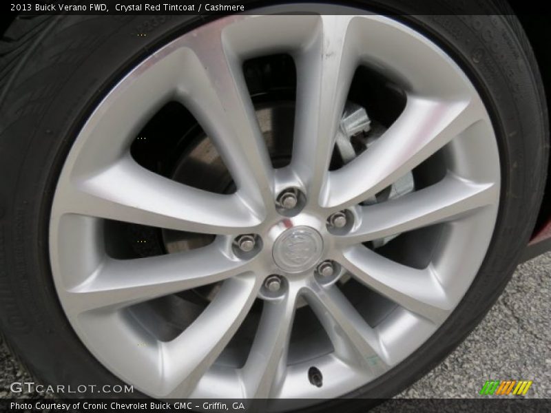 Crystal Red Tintcoat / Cashmere 2013 Buick Verano FWD