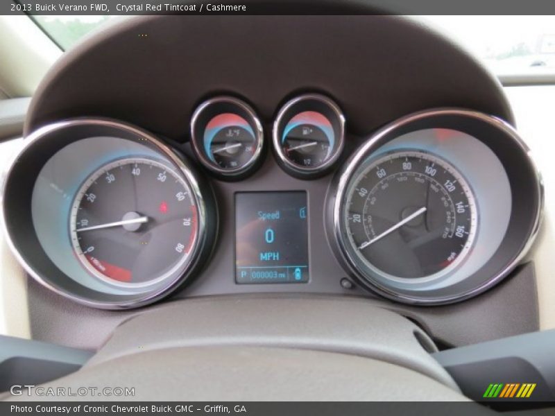 Crystal Red Tintcoat / Cashmere 2013 Buick Verano FWD