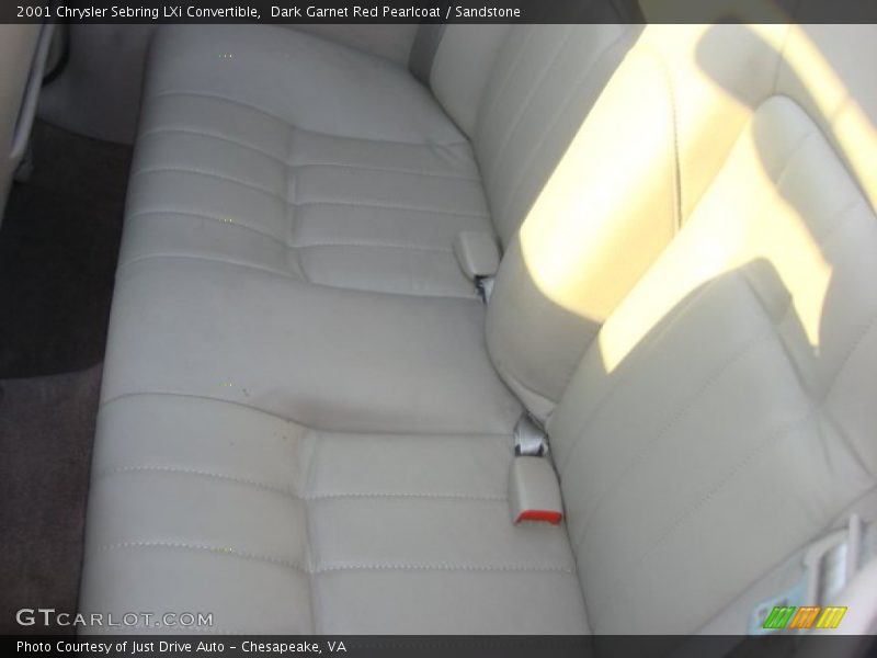 Dark Garnet Red Pearlcoat / Sandstone 2001 Chrysler Sebring LXi Convertible
