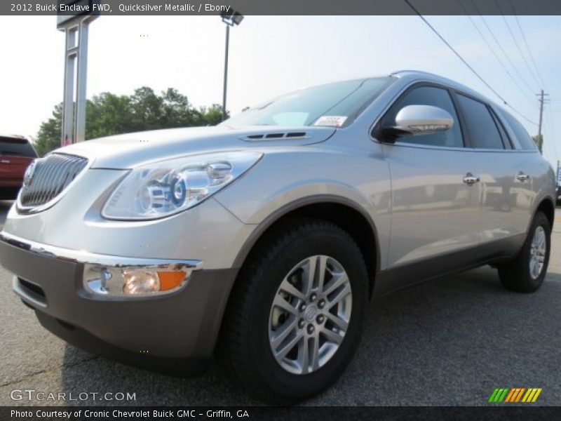 Quicksilver Metallic / Ebony 2012 Buick Enclave FWD
