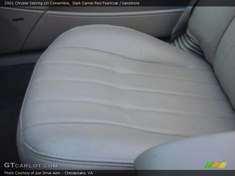 Dark Garnet Red Pearlcoat / Sandstone 2001 Chrysler Sebring LXi Convertible