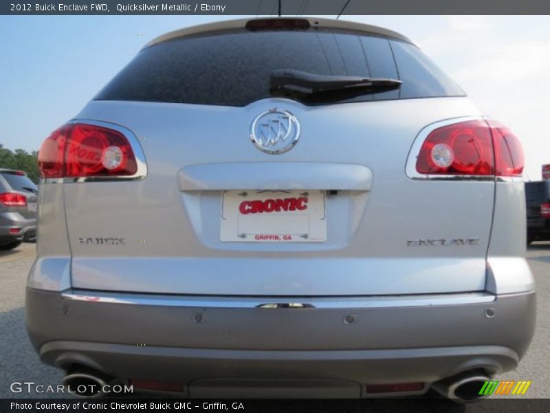 Quicksilver Metallic / Ebony 2012 Buick Enclave FWD