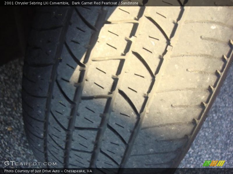 Dark Garnet Red Pearlcoat / Sandstone 2001 Chrysler Sebring LXi Convertible