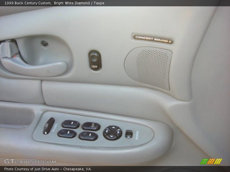 Bright White Diamond / Taupe 1999 Buick Century Custom