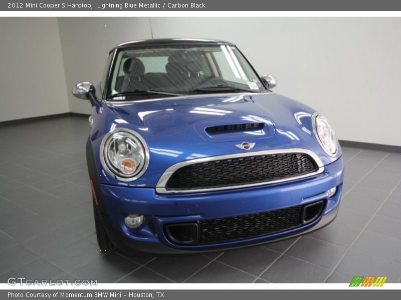 Lightning Blue Metallic / Carbon Black 2012 Mini Cooper S Hardtop