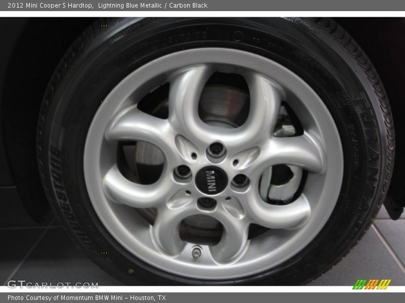 Lightning Blue Metallic / Carbon Black 2012 Mini Cooper S Hardtop