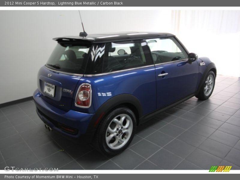 Lightning Blue Metallic / Carbon Black 2012 Mini Cooper S Hardtop