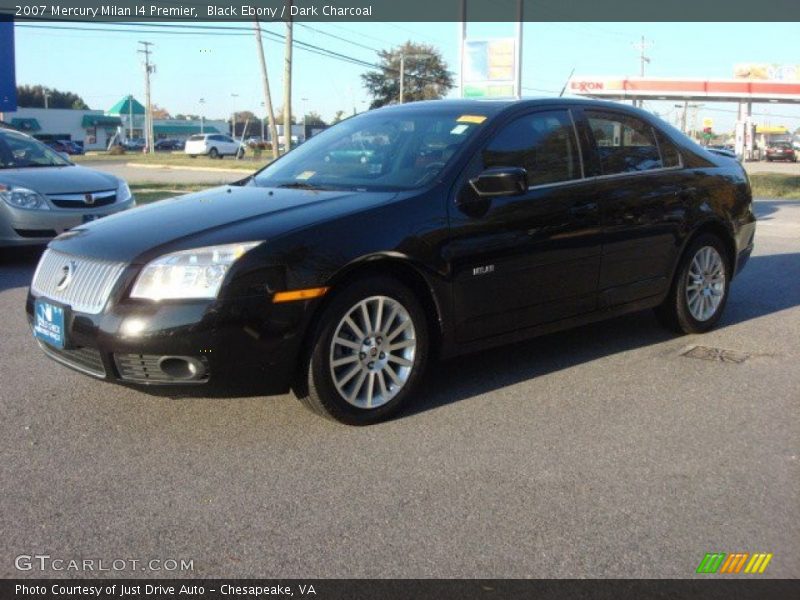 Black Ebony / Dark Charcoal 2007 Mercury Milan I4 Premier