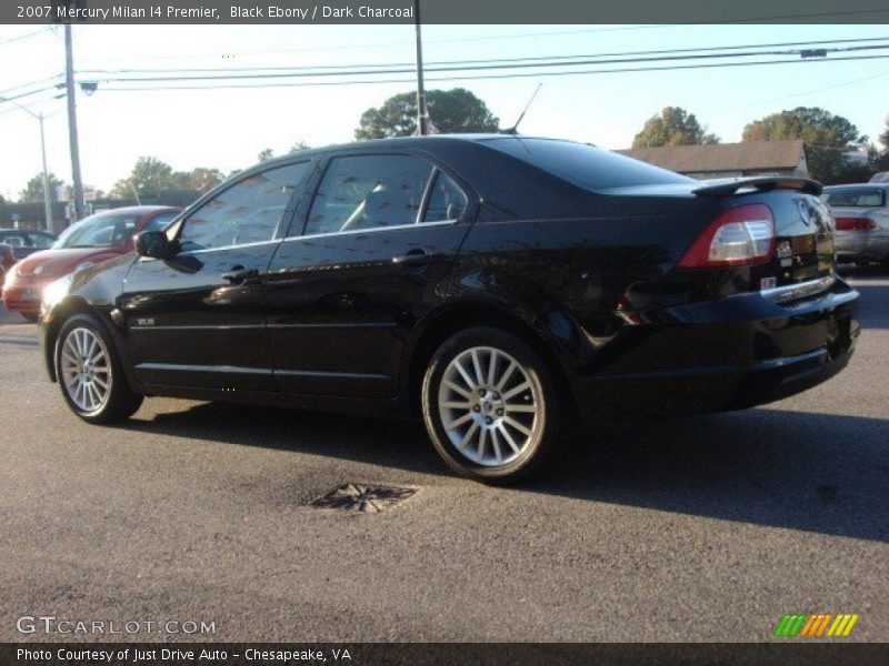 Black Ebony / Dark Charcoal 2007 Mercury Milan I4 Premier