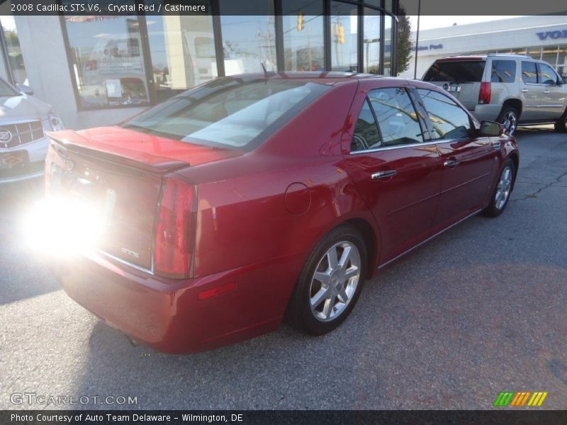 Crystal Red / Cashmere 2008 Cadillac STS V6