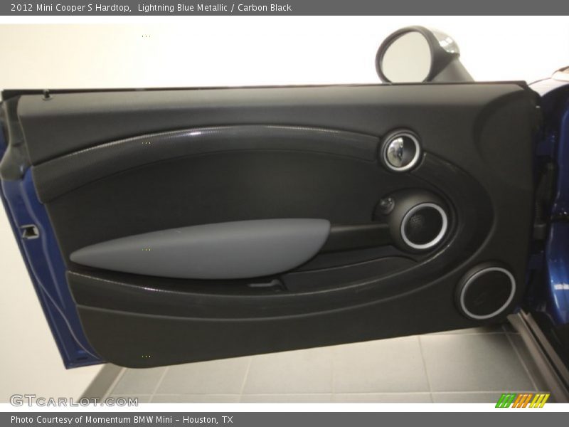 Lightning Blue Metallic / Carbon Black 2012 Mini Cooper S Hardtop