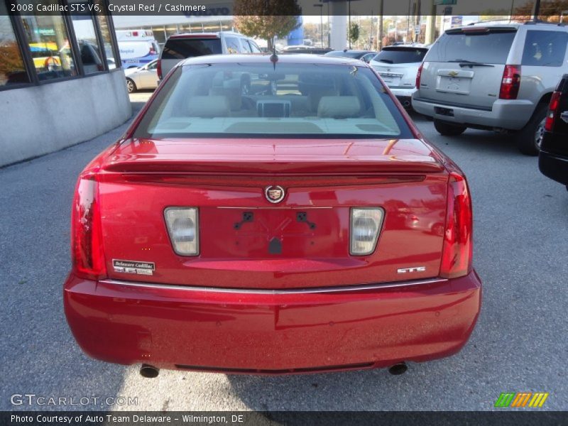 Crystal Red / Cashmere 2008 Cadillac STS V6