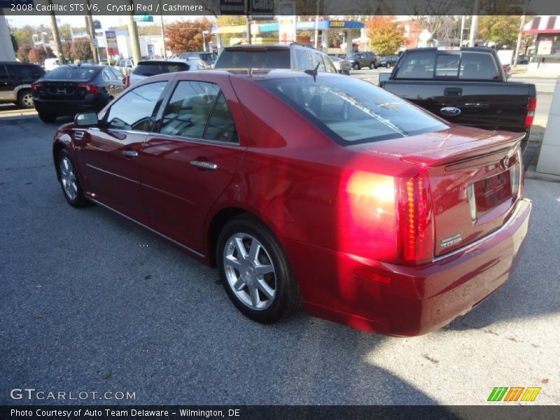 Crystal Red / Cashmere 2008 Cadillac STS V6