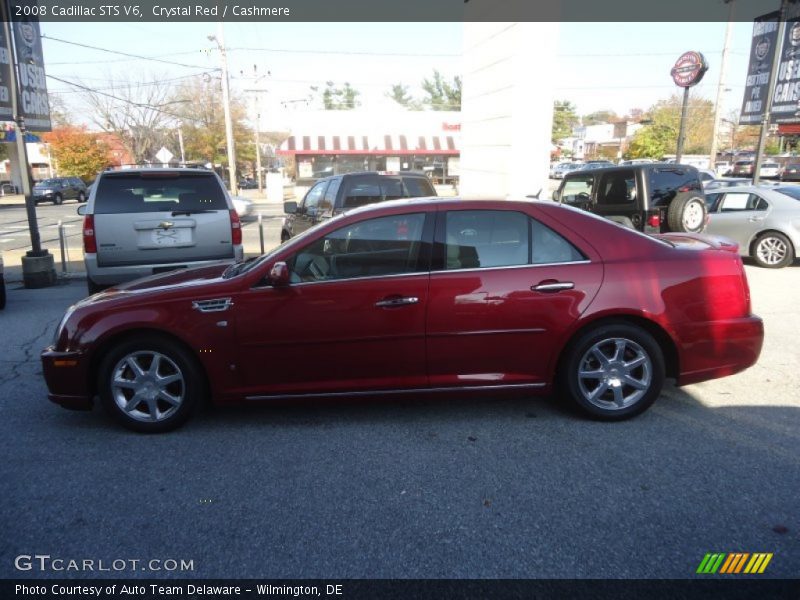 Crystal Red / Cashmere 2008 Cadillac STS V6