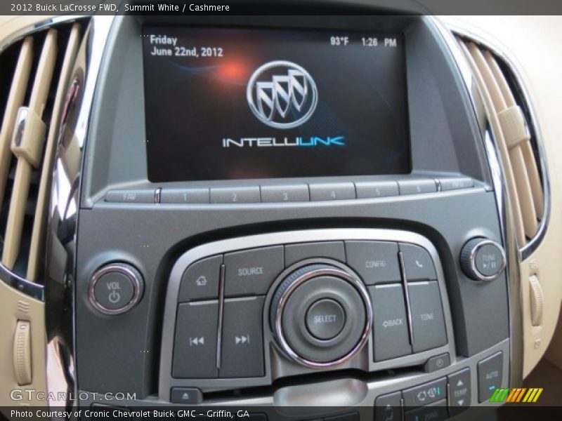 Summit White / Cashmere 2012 Buick LaCrosse FWD
