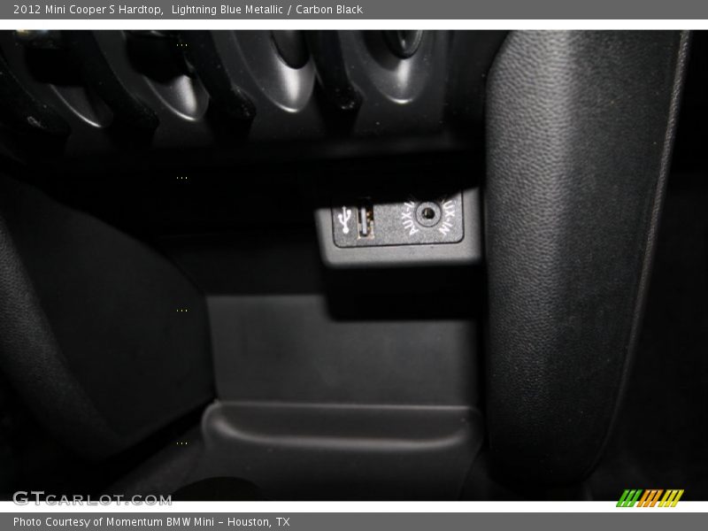 Lightning Blue Metallic / Carbon Black 2012 Mini Cooper S Hardtop