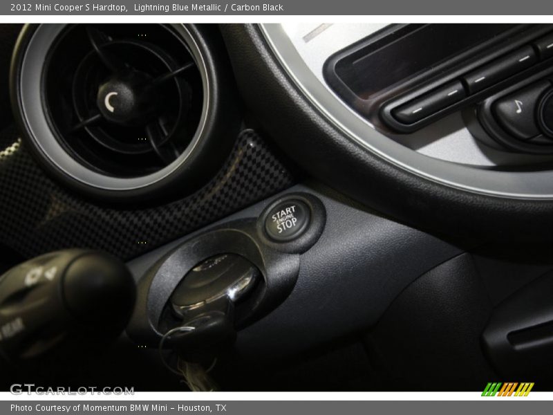Lightning Blue Metallic / Carbon Black 2012 Mini Cooper S Hardtop